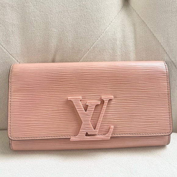Louis Vuitton Handbags - Louis Vuitton Pink Electric Epi Large Wallet/ Clutch